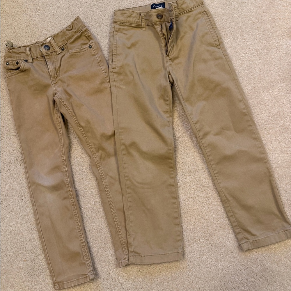Lot of 2 pairs of Slim Pants, 6yrs.